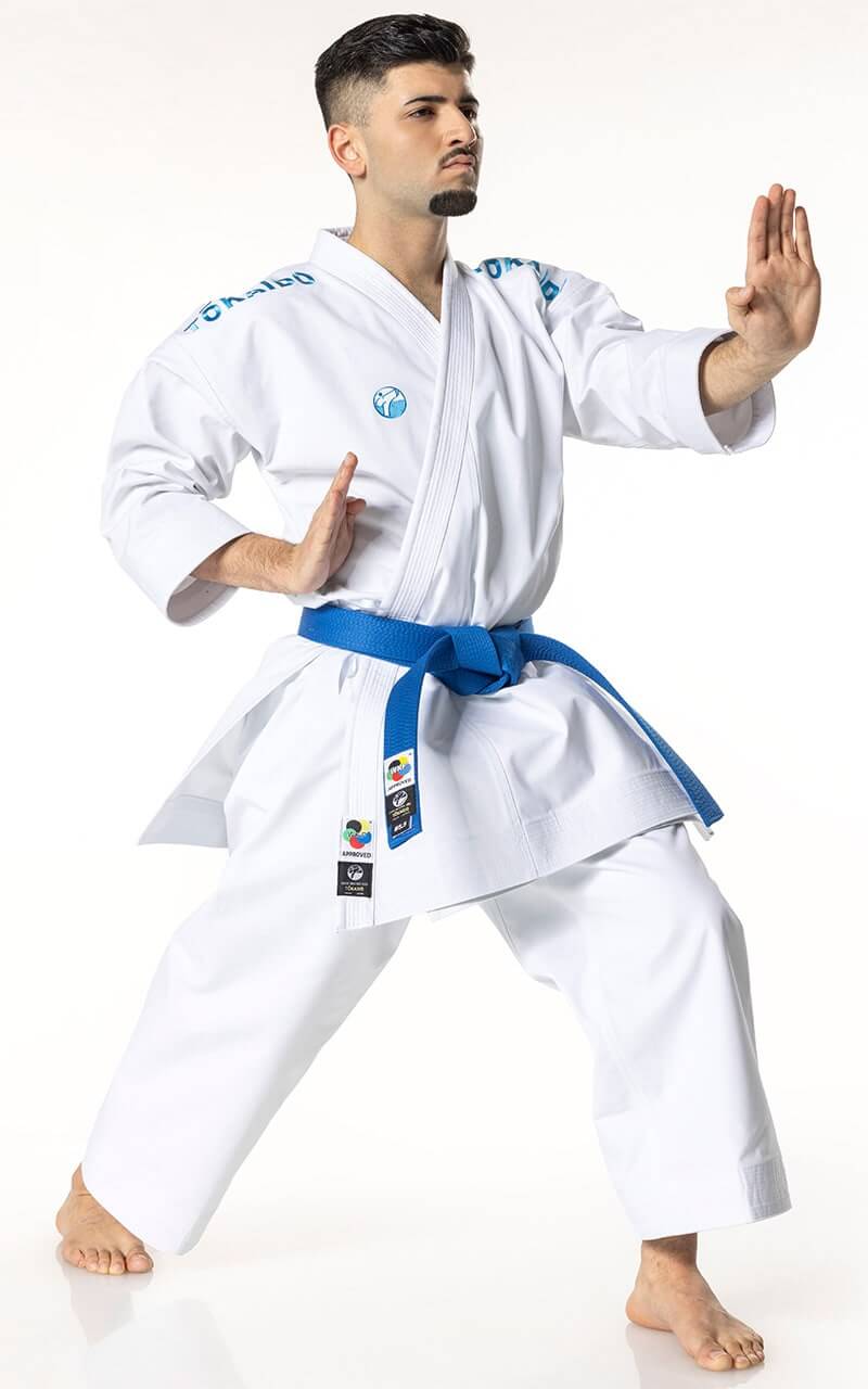 Kimono Karateanzug Set Tokaido Kata Master Duo - WKF 7 kimono-karateanzug-set-tokaido-kata-master-duo-blau