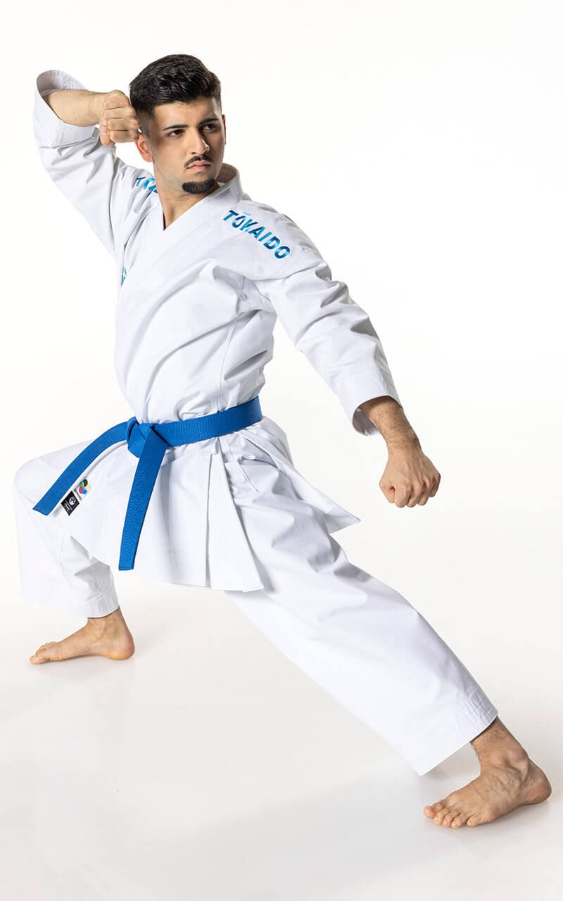 Kimono Karateanzug Set Tokaido Kata Master Duo - WKF 8 kimono-karate-set-tokaido-kata-master-duo-wkf-blau