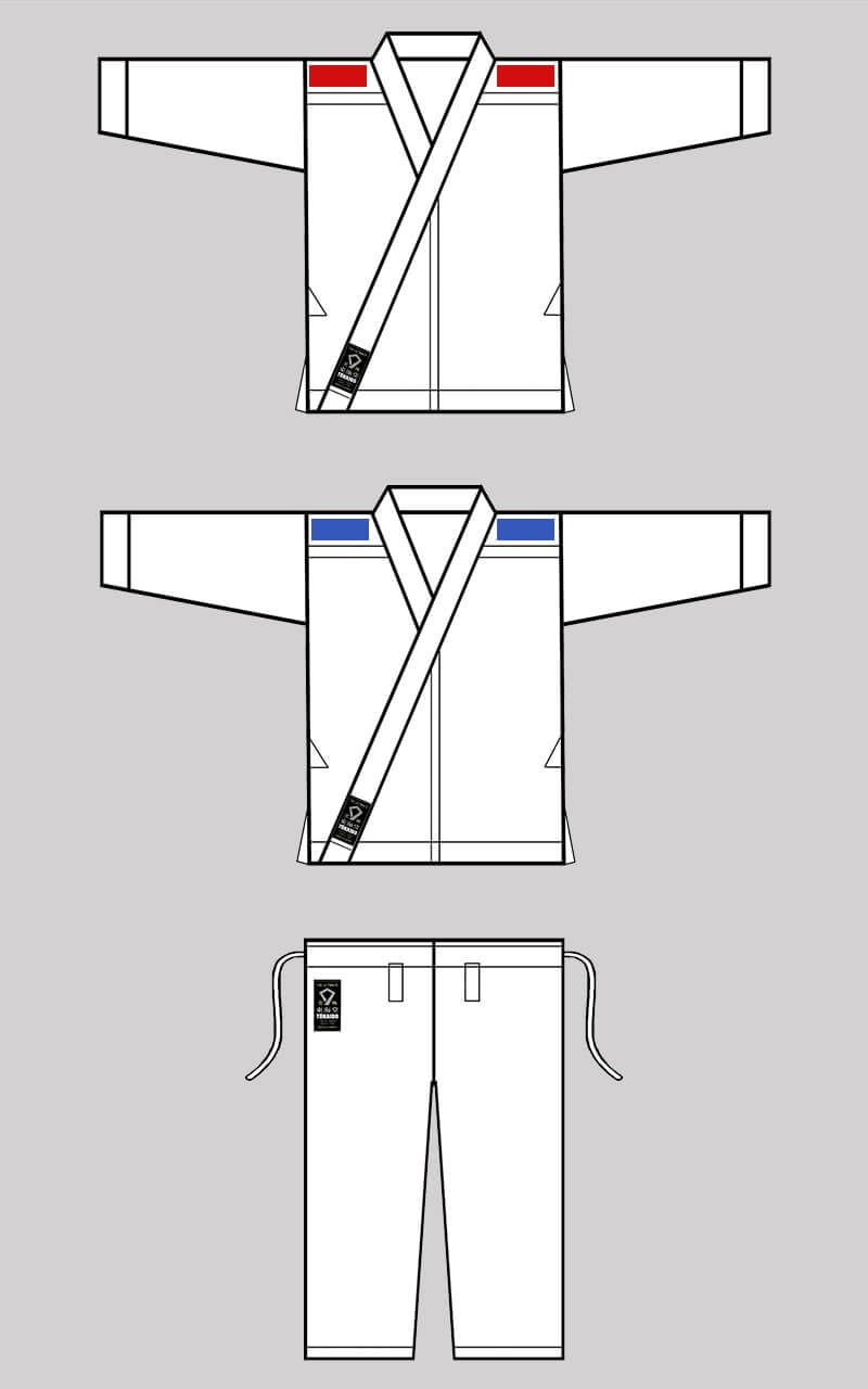 Kimono Karateanzug Set Tokaido Kata Master Duo - WKF 12 kimono-karate-set-tokaido-kata-master-duo-wkf-design
