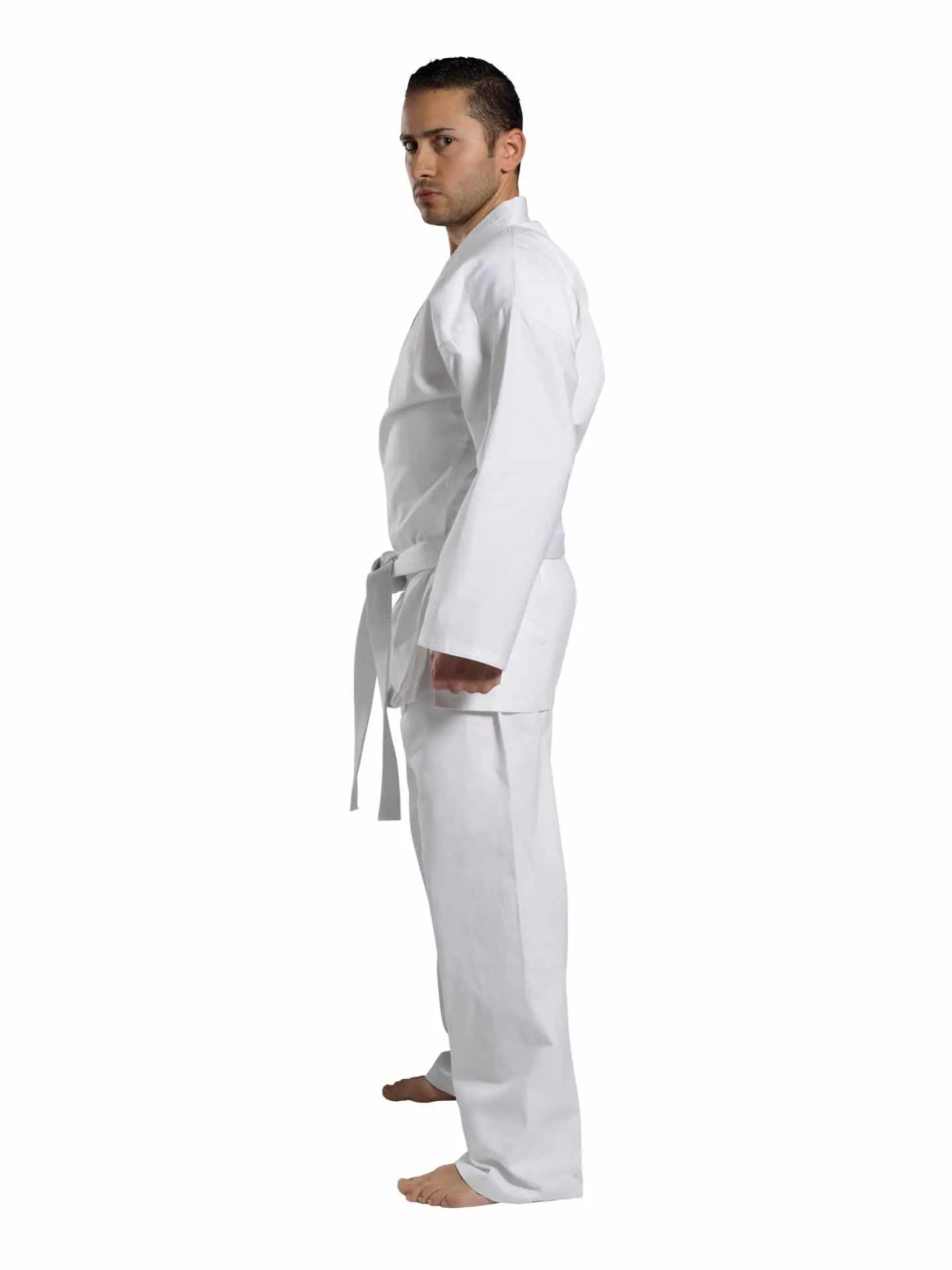 kimono-karate-traditional-8oz-weiß-profil