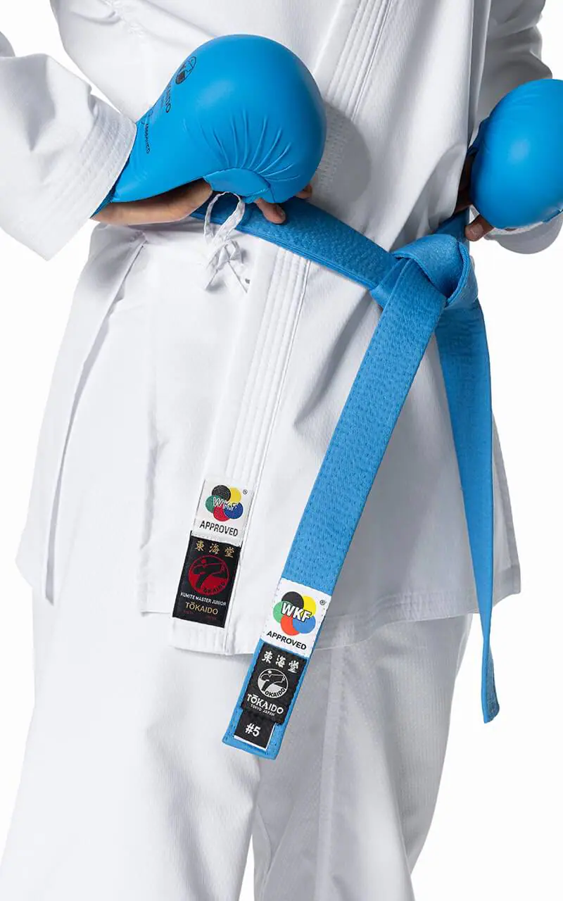Karateanzug Tokaido Set Kumite Master Junior - WKF 16 kimono-tokaido-blau-set-kumite-master-junior-wkf