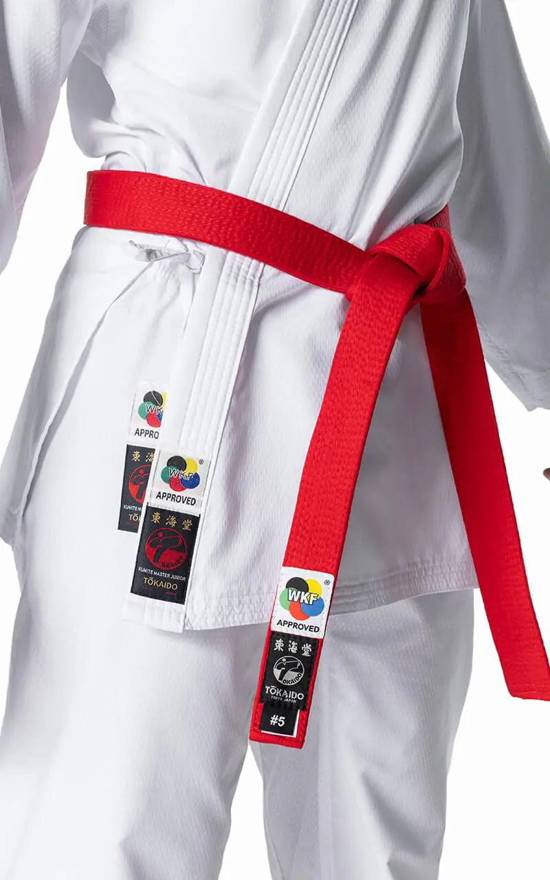 Karateanzug Tokaido Set Kumite Master Junior - WKF 9 kimono-tokaido-rot-set-kumite-master-junior-wkf