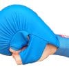 Kamikaze Karatehandschuhe mit Daumen - blau oder rot 9 mitaine gant protection karate avec pouce bleu kamikaze scaled