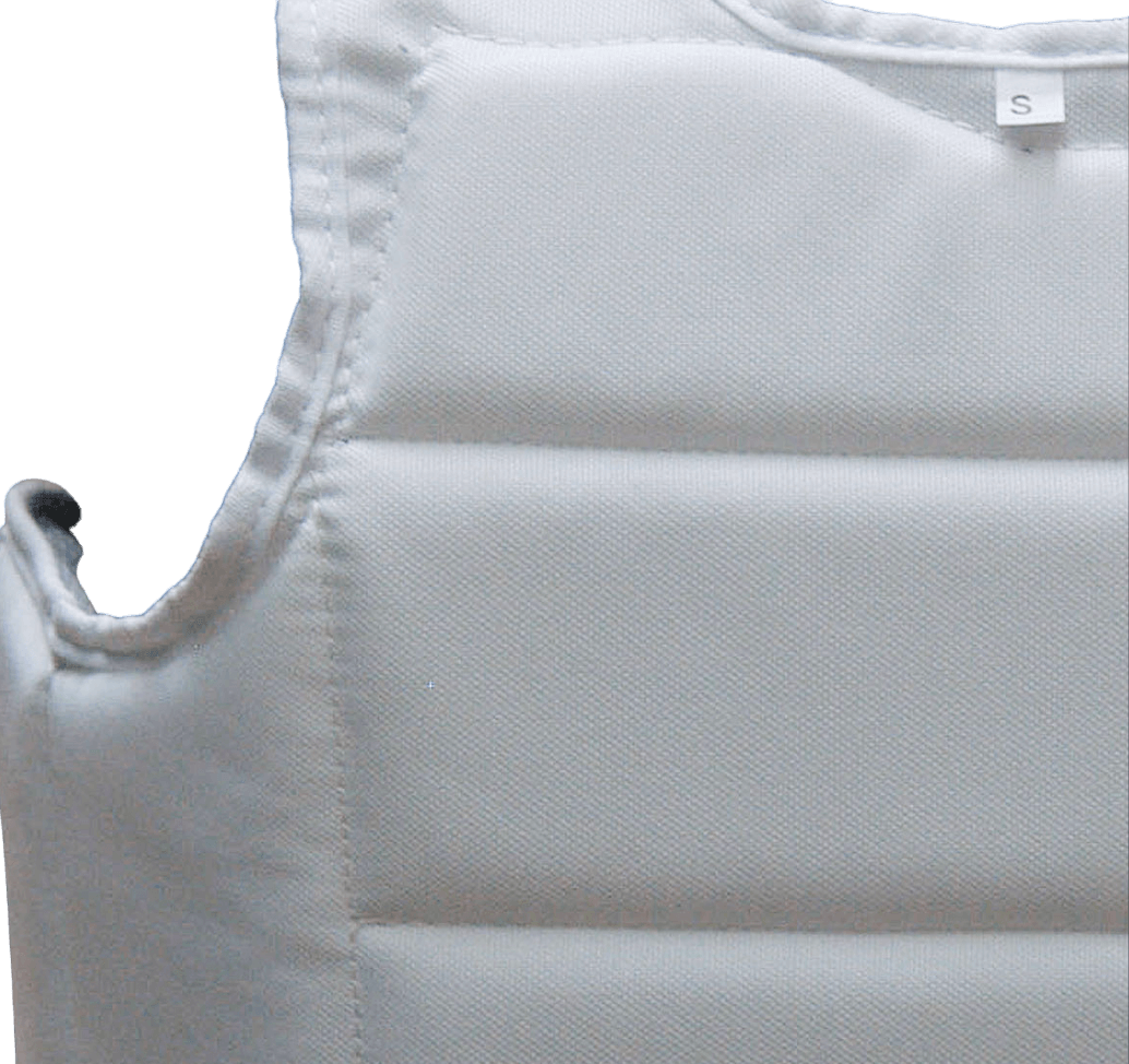 Plastron Body Protector ARAWAZA Weiß – Bild 3