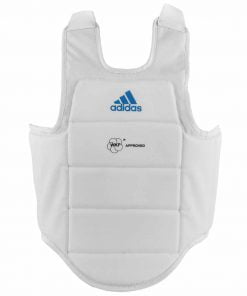 Adidas Karate Brustpanzer Body Protector WKF - Weiß - für den Wettkampf. Modell ADIP03