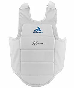 Adidas Karate Brustpanzer Body Protector WKF - Weiß - für den Wettkampf. Modell ADIP03