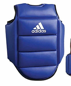 Karate Brustpanzer Adidas Reversible Rot und Blau