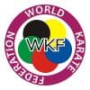 plastron-de-karate-weiß-homologe-wkf-logo