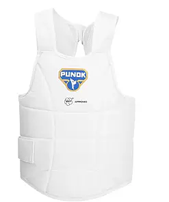 Karate-Brustschutz-punok-body-protector-wkf-weiß