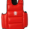 plastron-karate-en-pu-reversible-blau-rot-budo-fight-rot