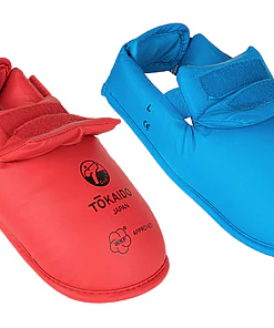 fußschutz-karate-tokaido-rot-blau-wkf-neu
