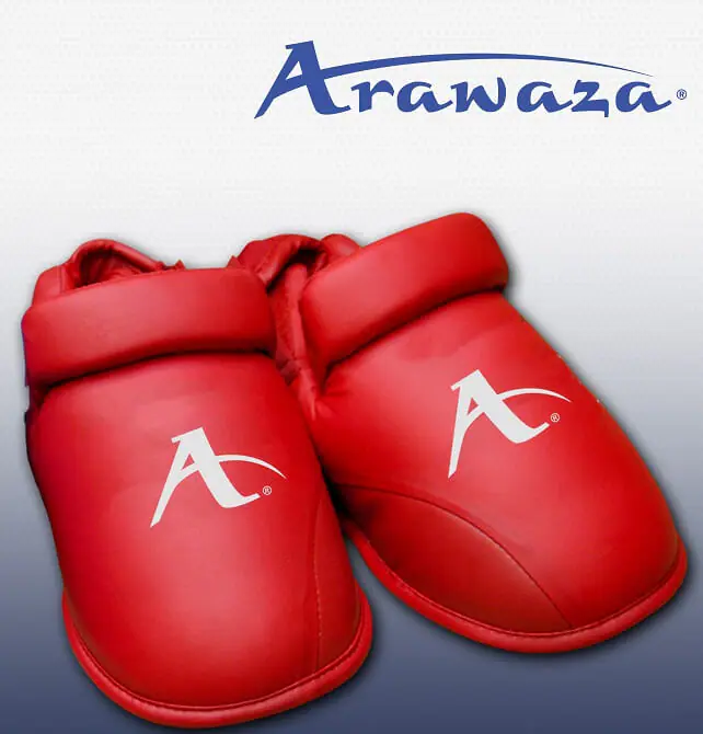 fußschutz-karate-arawaza-style-wkf-rot