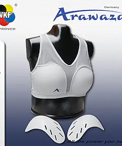 brustschutz-mit-schale-arawaza-weiß