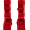 schienbein- und fußgelenkschutz-karate-rot-punok