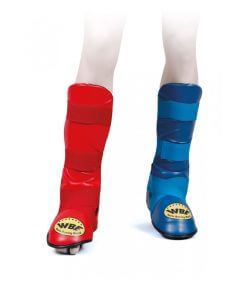 Schienbein- und Fußschützer Karate Contact Noris - blau oder rot
