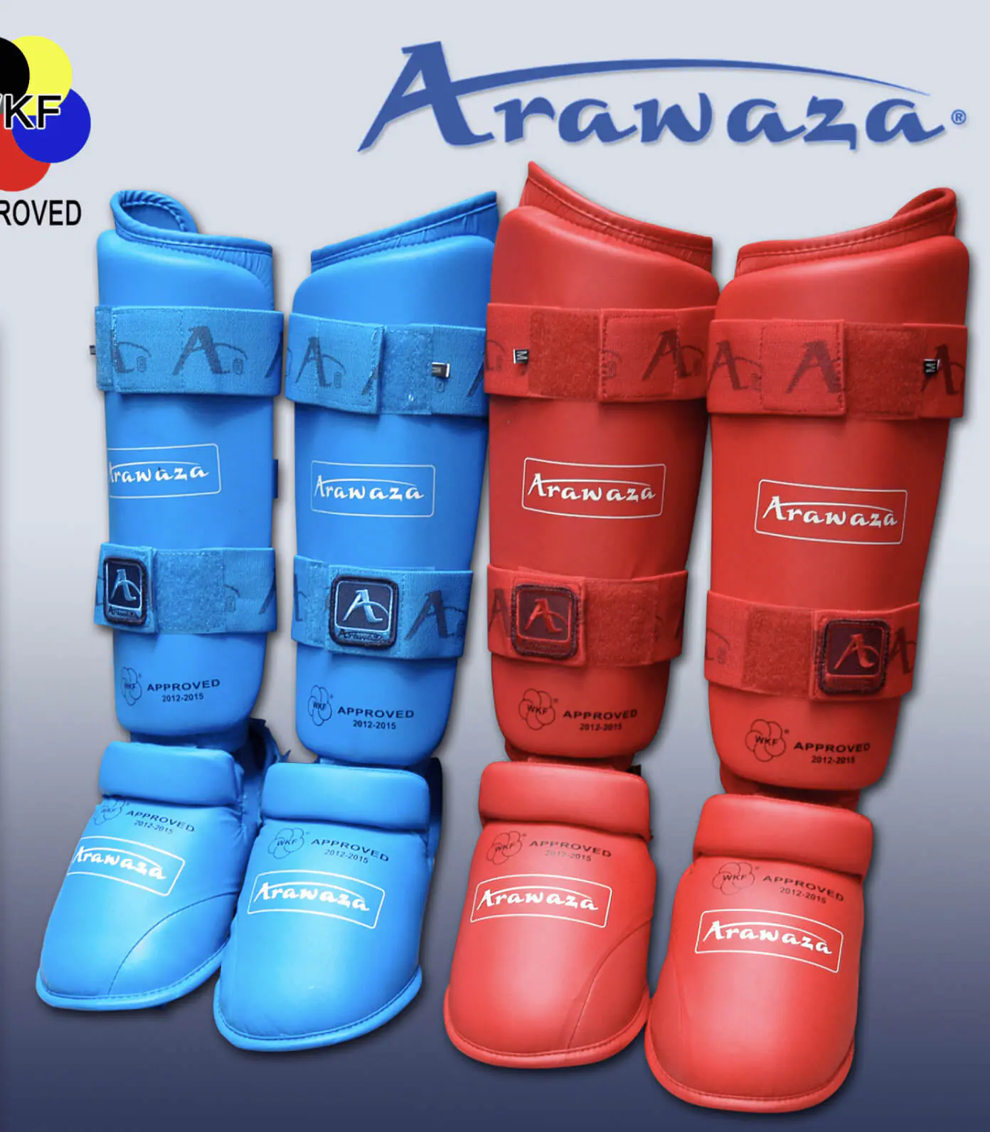 Schienbein- und Fussschützer Karate ARAWAZA