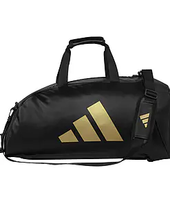 Sporttasche-schwarz-gold-2-in-1-Adidas