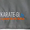 Handtuch-Mikrofaser-120x70-grau-karate-gi-Detail-Stickerei