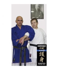 GOSHIN Kamikaze Karateanzug - Blau-Armschoner